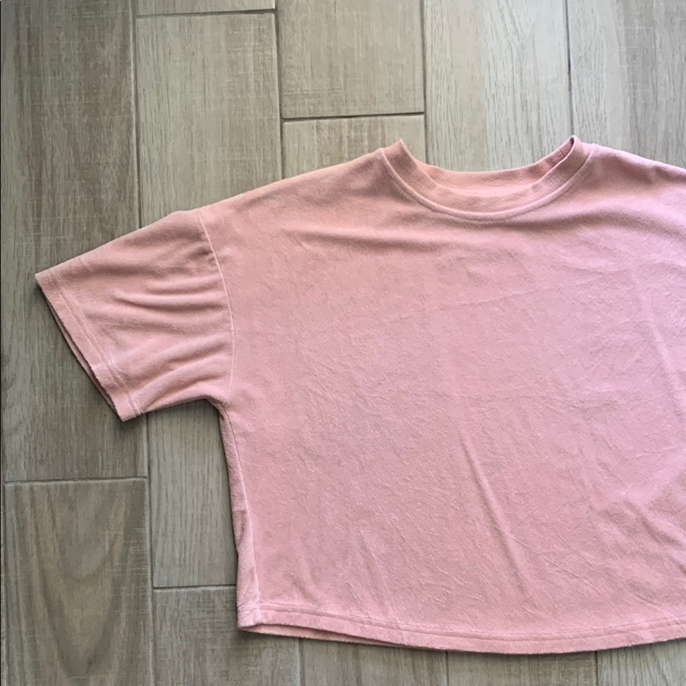 Reflex Pink Crop Short Sleeve Tee - Women’s Small - Picture 4 of 12